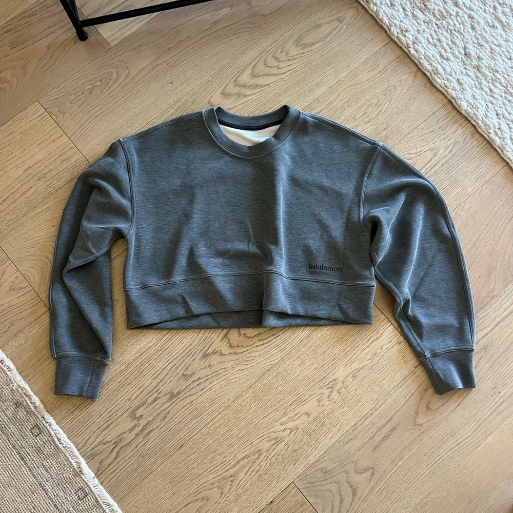 Lululemon Athletica Dark Gray Sweatshirt